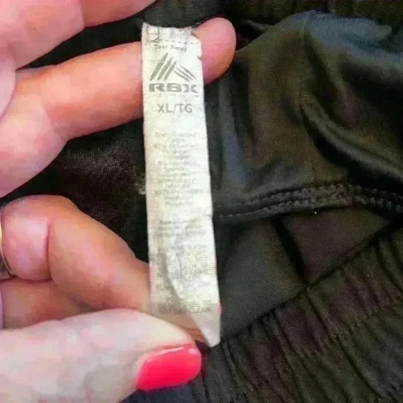 RBX Women's Shorts XL Black Athletic Running Lined Short Shorts Activewear - Picture 5 of 6